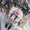 Сумка ручной работы "Гламурка" в белом
